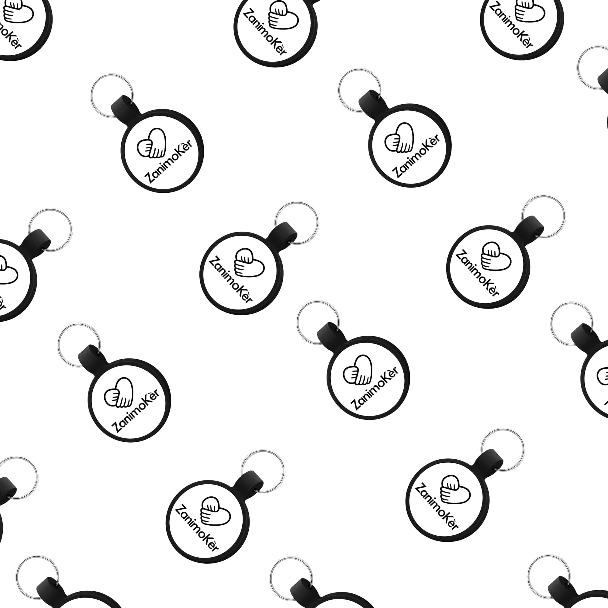 Médaillon Orbit attaché au collier d'un chien